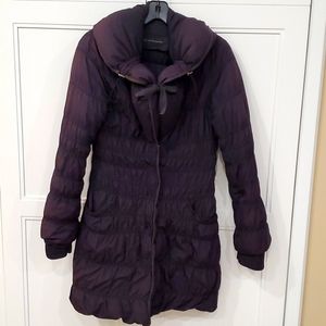 Eli Tahari Reversible Down Puffer Coat